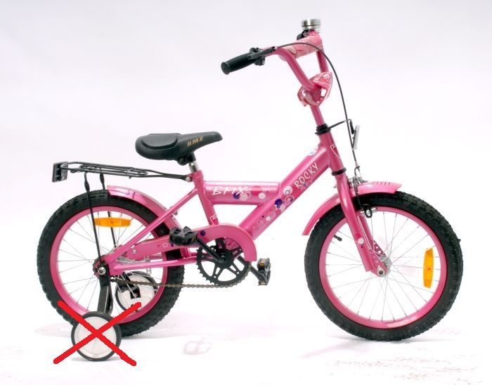 גמילת ילדים מגלגלי עזר באופניים